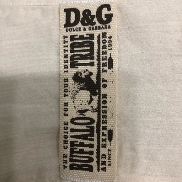 D&G Dolce & Gabbana Buffalo Tribe shirt size 52 euro - Picture 6 of 12